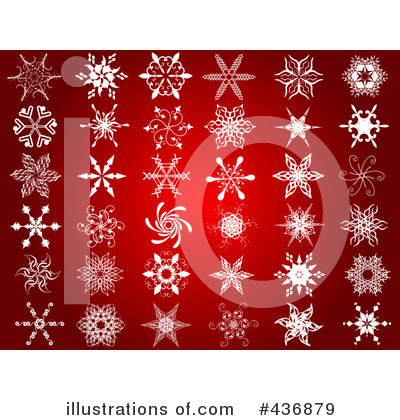 Royalty-Free (RF) Snowflakes Clipart Illustration by KJ Pargeter - Stock Sample #436879