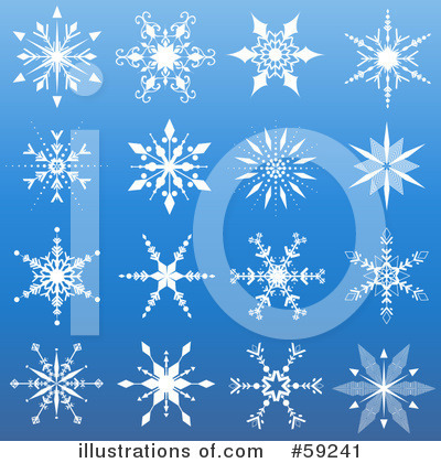 Royalty-Free (RF) Snowflakes Clipart Illustration by KJ Pargeter - Stock Sample #59241