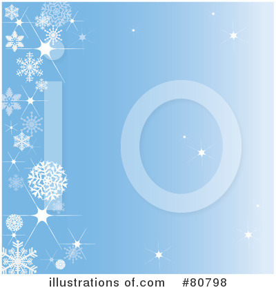 Royalty-Free (RF) Snowflakes Clipart Illustration by Pams Clipart - Stock Sample #80798