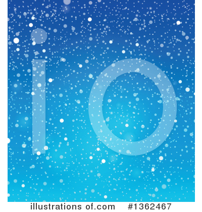 Royalty-Free (RF) Snowing Clipart Illustration by visekart - Stock Sample #1362467