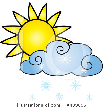 Royalty-Free (RF) Snowing Clipart Illustration by Pams Clipart - Stock Sample #433855