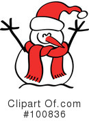 Snowman Clipart #100836 by Zooco