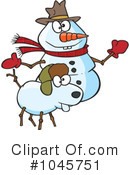 Snowman Clipart #1045751 by toonaday