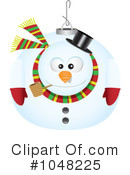 Snowman Clipart #1048225 by toonaday