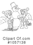 Snowman Clipart #1057138 by Alex Bannykh