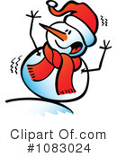 Snowman Clipart #1083024 by Zooco