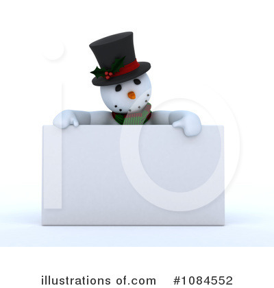 Royalty-Free (RF) Snowman Clipart Illustration by KJ Pargeter - Stock Sample #1084552