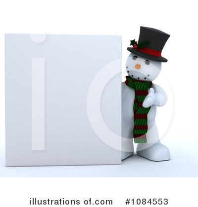 Royalty-Free (RF) Snowman Clipart Illustration by KJ Pargeter - Stock Sample #1084553
