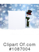 Snowman Clipart #1087004 by KJ Pargeter