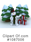 Snowman Clipart #1087006 by KJ Pargeter