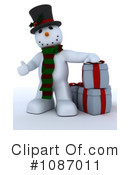 Snowman Clipart #1087011 by KJ Pargeter