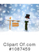 Snowman Clipart #1087459 by KJ Pargeter