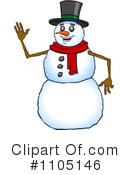 Snowman Clipart #1105146 by Cartoon Solutions