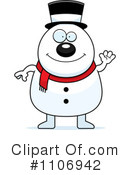 Snowman Clipart #1106942 by Cory Thoman