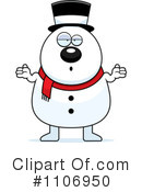 Snowman Clipart #1106950 by Cory Thoman