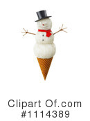 Snowman Clipart #1114389 by Mopic