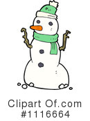 Snowman Clipart #1116664 by lineartestpilot