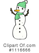 Snowman Clipart #1116666 by lineartestpilot