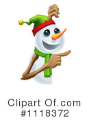 Snowman Clipart #1118372 by AtStockIllustration