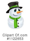 Snowman Clipart #1122653 by AtStockIllustration