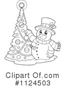 Snowman Clipart #1124503 by visekart