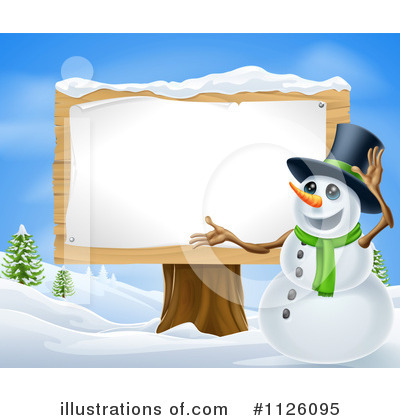Royalty-Free (RF) Snowman Clipart Illustration by AtStockIllustration - Stock Sample #1126095
