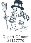 Snowman Clipart #1127770 by visekart