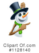 Snowman Clipart #1128140 by AtStockIllustration