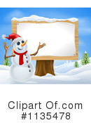 Snowman Clipart #1135478 by AtStockIllustration