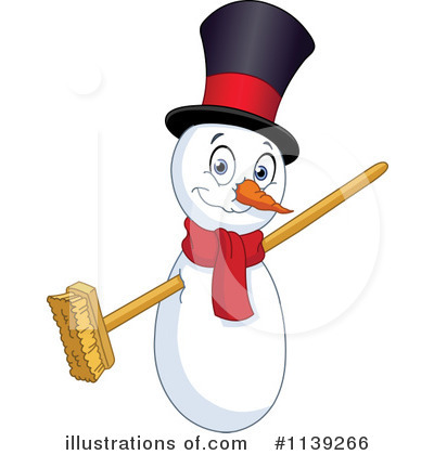 Royalty-Free (RF) Snowman Clipart Illustration by yayayoyo - Stock Sample #1139266