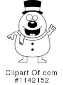 Snowman Clipart #1142152 by Cory Thoman