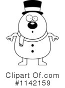 Snowman Clipart #1142159 by Cory Thoman