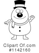 Snowman Clipart #1142160 by Cory Thoman