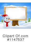 Snowman Clipart #1147537 by AtStockIllustration