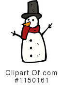 Snowman Clipart #1150161 by lineartestpilot