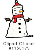 Snowman Clipart #1150179 by lineartestpilot
