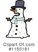 Snowman Clipart #1150181 by lineartestpilot