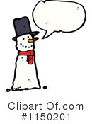 Snowman Clipart #1150201 by lineartestpilot