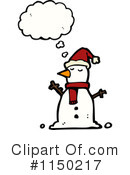 Snowman Clipart #1150217 by lineartestpilot