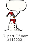 Snowman Clipart #1150221 by lineartestpilot
