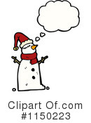 Snowman Clipart #1150223 by lineartestpilot