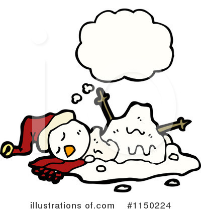 Royalty-Free (RF) Snowman Clipart Illustration by lineartestpilot - Stock Sample #1150224