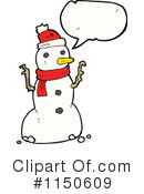 Snowman Clipart #1150609 by lineartestpilot
