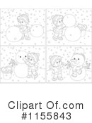 Snowman Clipart #1155843 by Alex Bannykh