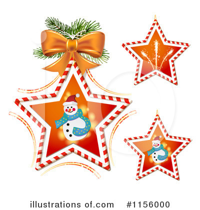 Royalty-Free (RF) Snowman Clipart Illustration by merlinul - Stock Sample #1156000