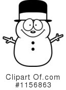 Snowman Clipart #1156863 by Cory Thoman