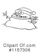 Snowman Clipart #1157306 by toonaday