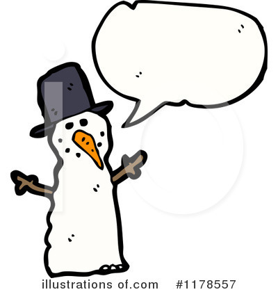 Royalty-Free (RF) Snowman Clipart Illustration by lineartestpilot - Stock Sample #1178557