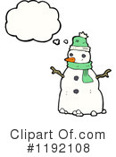 Snowman Clipart #1192108 by lineartestpilot