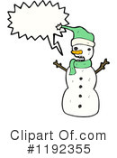 Snowman Clipart #1192355 by lineartestpilot